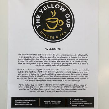 The Yellow Cup - Deep quotes at the Yellow Cup! - Coffee & Tea Near Me - Houston, Texas The Yellow Cup - Deep quotes at the Yellow Cup! - Coffee & Tea Near Me - Houston, Texas