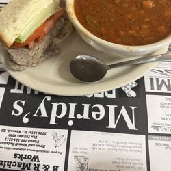 Meridy's Restaurant and Lounge - Half Sandwich & Cup of Soup
