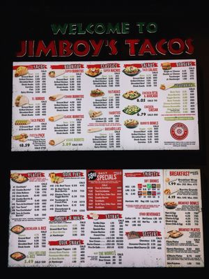 Menu photo 4 Jimboy's Tacos Sacramento, CA Menu photo 4 Jimboy's Tacos Sacramento, CA