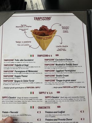 Menu photo 4 Trapizzino Trilussa Rome, RM