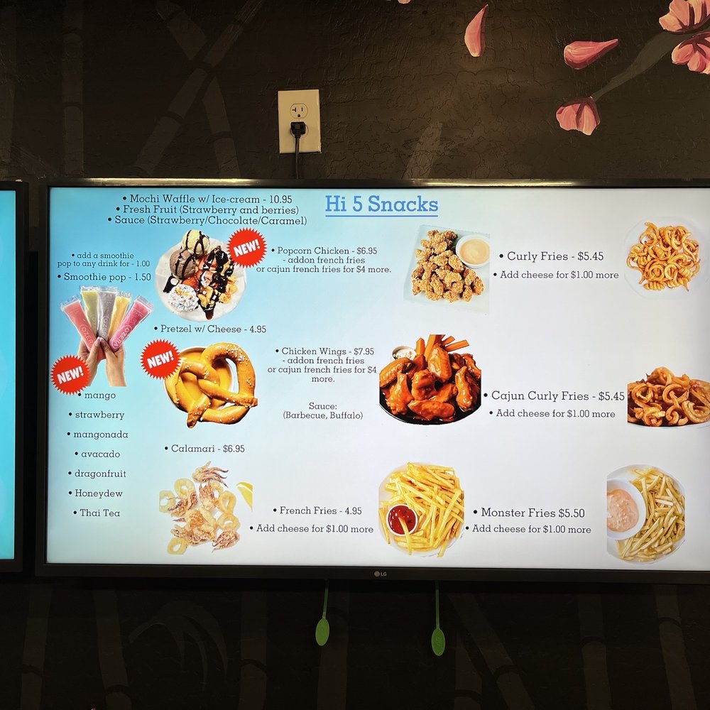 Hi 5 Tea - food - Bubble Tea Near Me - Chandler, Arizona Hi 5 Tea - food - Bubble Tea Near Me - Chandler, Arizona