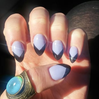 Lacquer Nails & Spa - Sandra did an amazing freehand french manicure - Nail Salons Near Me - Corona, California