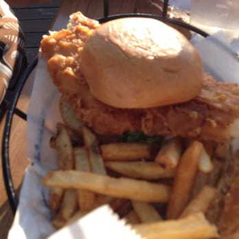 Breeze’s Dock Bar and Grill - A HUGE Beer battered haddock sandwich! - American Near Me - New Gretna, New Jersey Breeze’s Dock Bar and Grill - A HUGE Beer battered haddock sandwich! - American Near Me - New Gretna, New Jersey