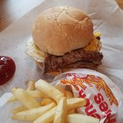 Photo of Billy Goat Inn - Chicago, IL, United States. Steak and egg