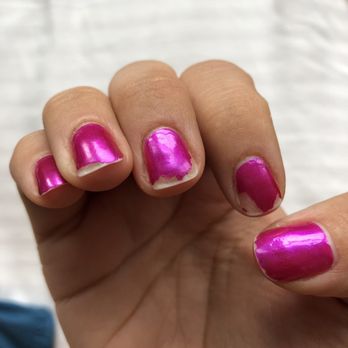 Trillium Nails & Spa - day 3 manicure - Skin Care Near Me - Edgewater, New Jersey Trillium Nails & Spa - day 3 manicure - Skin Care Near Me - Edgewater, New Jersey