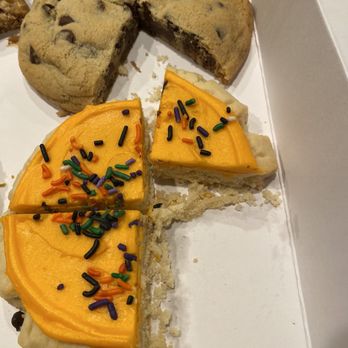 Cookie Co. Gilbert East - FROSTED SUGAR WITH HALLOWEEN SPRINKLES and  CHOCOLATE CHIP in the background. - Bakeries Near Me - Gilbert, Arizona