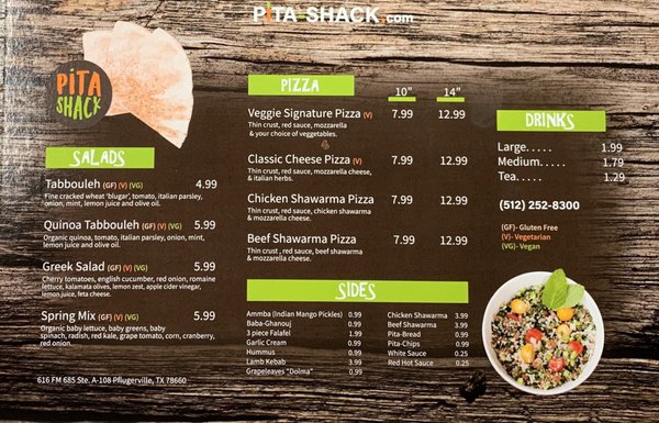 Menu photo 8 Pita Shack Pflugerville, TX Menu photo 8 Pita Shack Pflugerville, TX