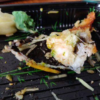Umi Japanese Cuisine - American dream roll. More like a nightmare roll. The roll fell apart due to the soggy seaweed which means it was left somewhere neglected. - Sushi Bars Near Me - Brooklyn, New York Umi Japanese Cuisine - American dream roll. More like a nightmare roll. The roll fell apart due to the soggy seaweed which means it was left somewhere neglected. - Sushi Bars Near Me - Brooklyn, New York