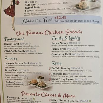 Chicken Salad Chick - Inside page 1 - Southern Near Me - Pimmit, Virginia