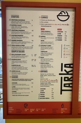 Menu photo 8 Tarka Indian Kitchen San Antonio, TX Menu photo 8 Tarka Indian Kitchen San Antonio, TX