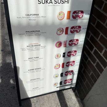 Suka Sushi - Menu - Sushi Bars Near Me - New York, New York Suka Sushi - Menu - Sushi Bars Near Me - New York, New York