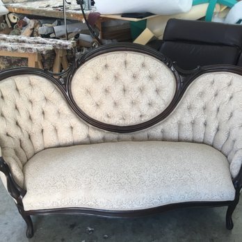 Frank's Custom Upholstery - Victorian Couch - Furniture Reupholstery Near Me - Atascadero, California Frank's Custom Upholstery - Victorian Couch - Furniture Reupholstery Near Me - Atascadero, California