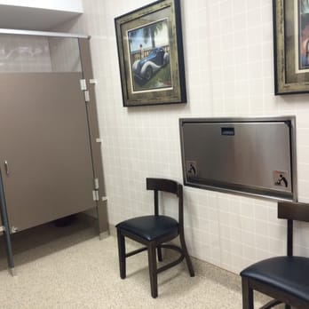 Anita's Restaurant - Ladies restroom with 2 accessible stalls & baby changing table. - American Near Me - Nokomis, Florida