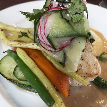 Sunroom Restaurant & Inn - Halibut (GF) - Salad Near Me - Chester, Nova Scotia