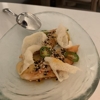 SARA - trout with tigers milk - Canadian (New) Near Me - Toronto, Ontario