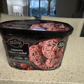 Ralphs - Picture of their Private Selection Cherry Cordial ice cream - Grocery Near Me - Woodland Hills, California