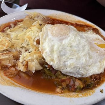 Hannah and Nate's - Carne adovada breakfast enchiladas - Breakfast & Brunch Near Me - Albuquerque, New Mexico
