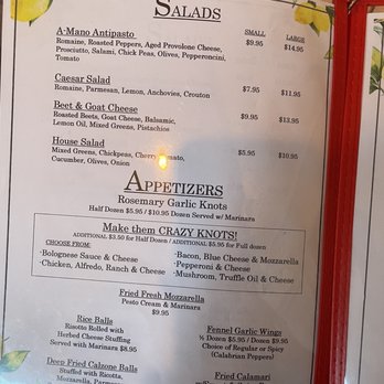 Amano - Menu - Pizza Near Me - Las Vegas, Nevada