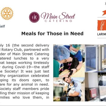 Main Street Catering - Helping during Covid - Caterers Near Me - Windsor, Colorado
