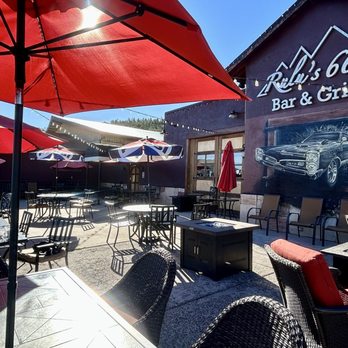 Rulu’s 66 Bar and Grill - Outdoor pet-friendly patio area - American Near Me - Williams, Arizona