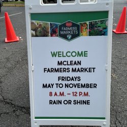 McLean Farmer's Market - No dogs