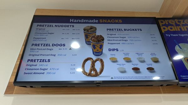 Menu photo 2 Auntie Anne's Brooklyn, NY Menu photo 2 Auntie Anne's Brooklyn, NY