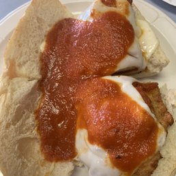 grey chicken parm. grey chicken parm.