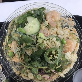 Poke' Bop - The custom bowl my friend had - Poke Near Me - Dallas, Texas