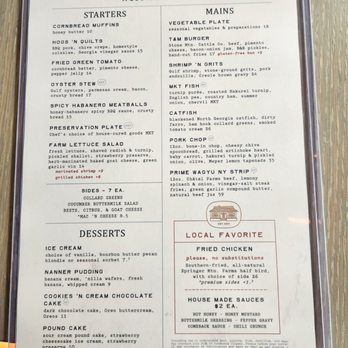 Table & Main - Table & Main Menu for June 2023. - Southern Near Me - Roswell, Georgia