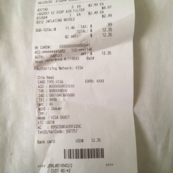 Imperial Do it Center - My receipt