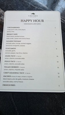 Menu photo 2 Costera Cocina Tulum - Chicago Chicago, IL