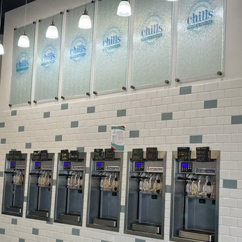 Chills Froyo and Custard - Two flavors per machine. - Ice Cream & Frozen Yogurt Near Me - Kennewick, Washington Chills Froyo and Custard - Two flavors per machine. - Ice Cream & Frozen Yogurt Near Me - Kennewick, Washington