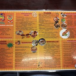 Tacos Rojas - Menu - menu - Mexican Near Me - Roanoke, Virginia
