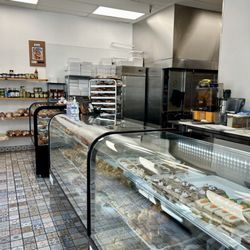 Agoura Village Bakery - Back entrance - pastries for days