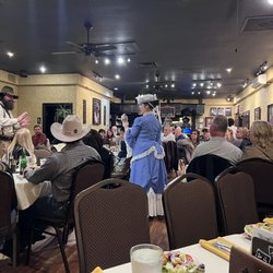 The actors perform right around you!