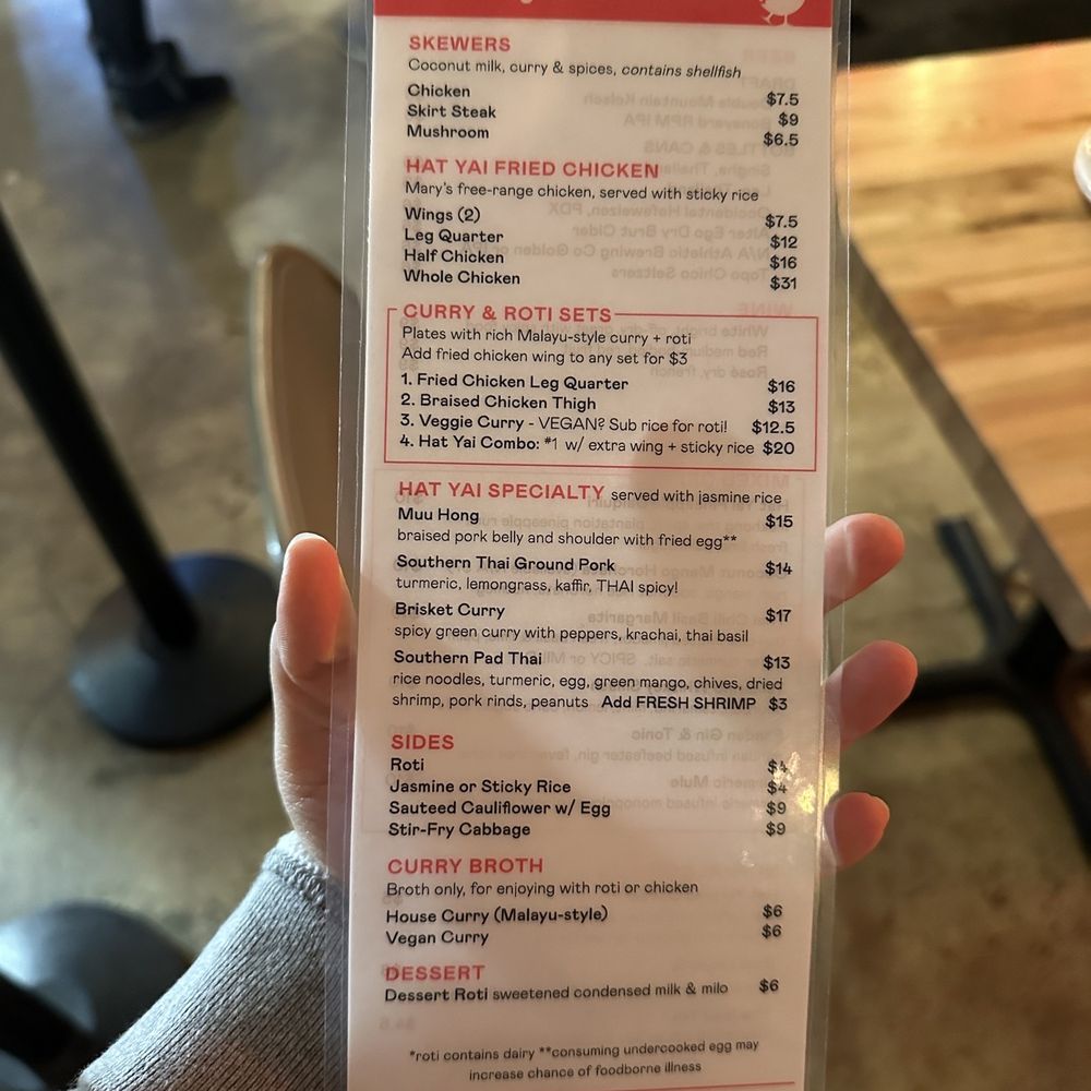Hat Yai - Menu - Thai Near Me - Portland, Oregon Hat Yai - Menu - Thai Near Me - Portland, Oregon