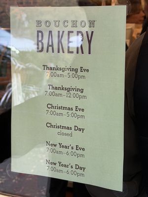 Menu photo 2 Bouchon Bakery Yountville, CA Menu photo 2 Bouchon Bakery Yountville, CA
