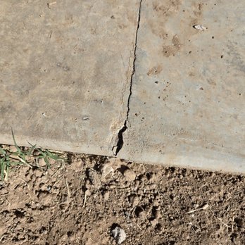 Master Rooter - This is the poor repair on my patio after they patched the cement work. The cement is cracking in other areas too - Plumbing Near Me - Mesa, Arizona