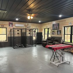 Ri Lee Kennels - Inside new kennel