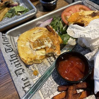 Tavern on the Lake - This is the blackened chicken sandwich - Bars Near Me - Hobart, Indiana Tavern on the Lake - This is the blackened chicken sandwich - Bars Near Me - Hobart, Indiana
