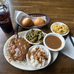 Country style steak! Yum! Country style steak! Yum!