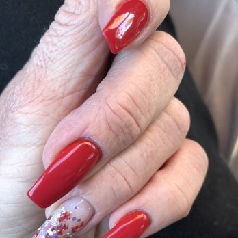 Creative Nails 2 - Beautiful Christmas Red. - Nail Salons Near Me - Morgan Hill, California Creative Nails 2 - Beautiful Christmas Red. - Nail Salons Near Me - Morgan Hill, California