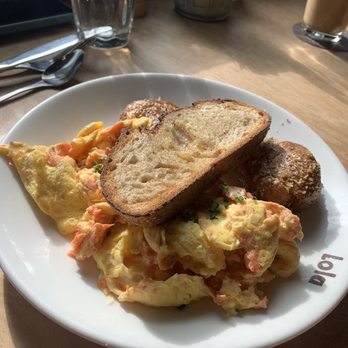 Lola - Salmon Scramble - Greek Near Me - Seattle, Washington Lola - Salmon Scramble - Greek Near Me - Seattle, Washington