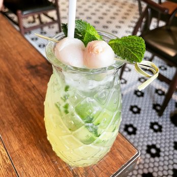 Nourish - Lychee Mojito (16 oz) - Thai Near Me - Brooklyn, New York Nourish - Lychee Mojito (16 oz) - Thai Near Me - Brooklyn, New York