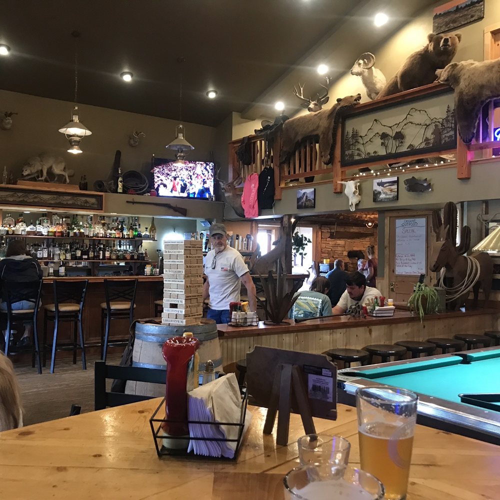 Emigrant Outpost - Bar seating and several standard tables for 4 not pictured. - Bars Near Me - Pray, Montana Emigrant Outpost - Bar seating and several standard tables for 4 not pictured. - Bars Near Me - Pray, Montana