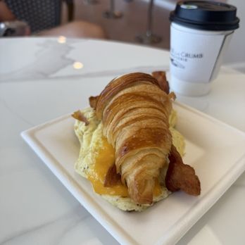 Creme De La Crumb - Bacon, Egg, and Cheese Croissant - Coffee & Tea Near Me - Edmond, Oklahoma Creme De La Crumb - Bacon, Egg, and Cheese Croissant - Coffee & Tea Near Me - Edmond, Oklahoma