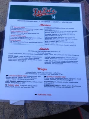 Menu photo 5 LuLu's Bar, Grill and Wraps St. Peters, MO Menu photo 5 LuLu's Bar, Grill and Wraps St. Peters, MO