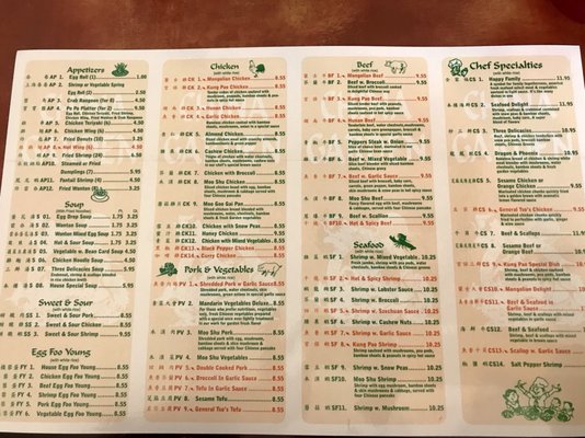 Menu photo 2 China Garden Auburn, AL