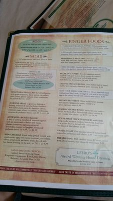 Menu photo 3 Lebro's Restaurant Getzville, NY Menu photo 3 Lebro's Restaurant Getzville, NY