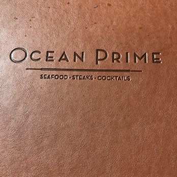 Ocean Prime - Menu cover - Seafood Near Me - Denver, Colorado